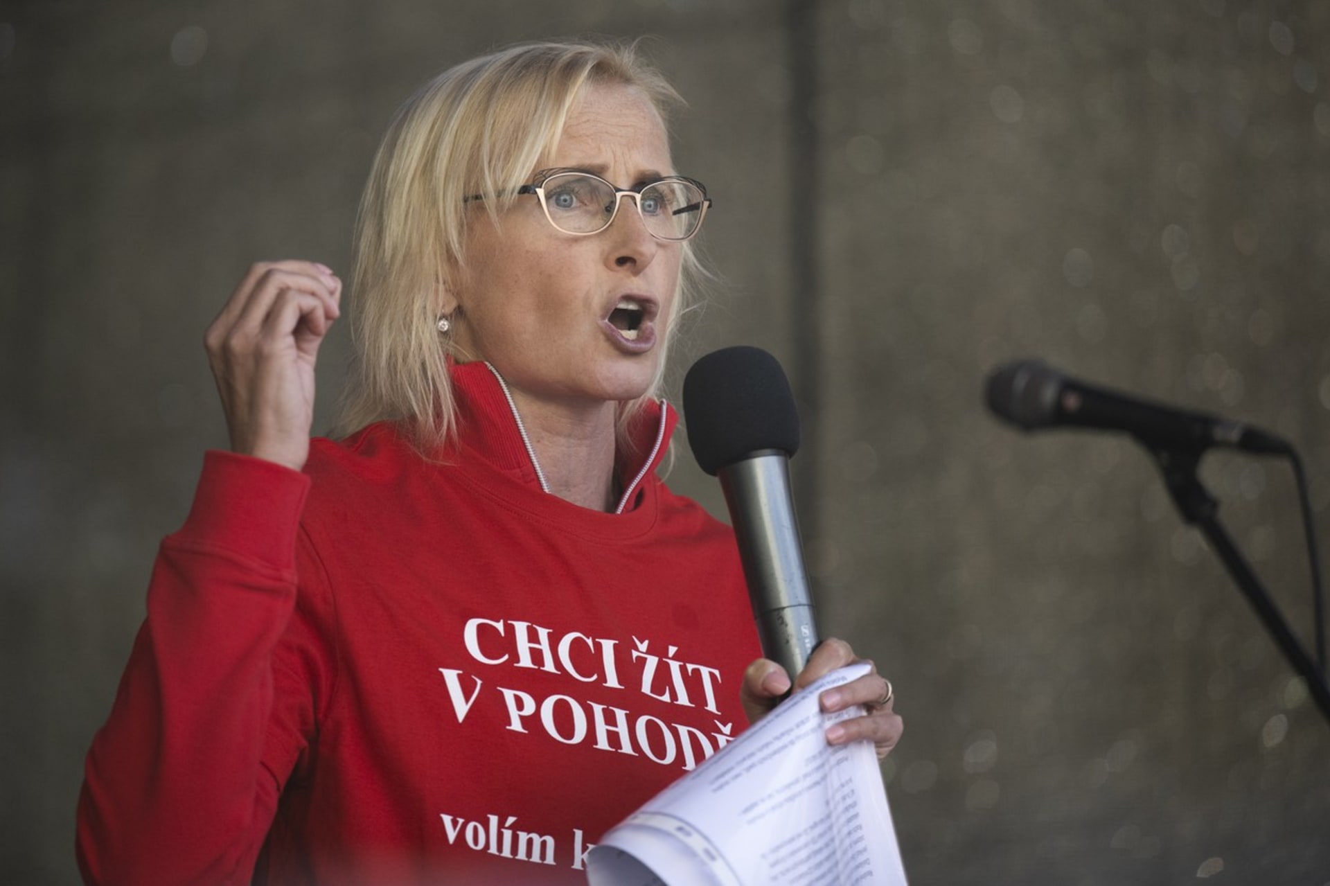 Europoslankyně a předsedkyně komunistů Kateřina Konečná