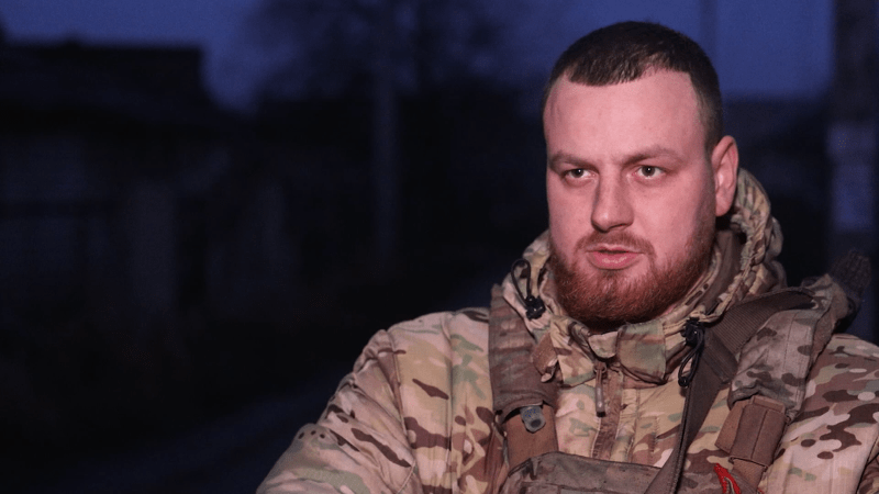 Ukrajinský voják Dmytro