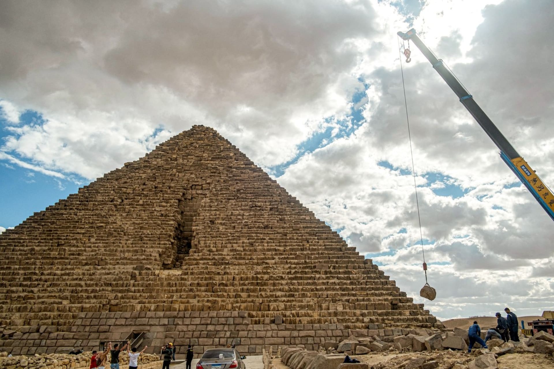 Menkauerovu pyramidu čeká velká oprava 