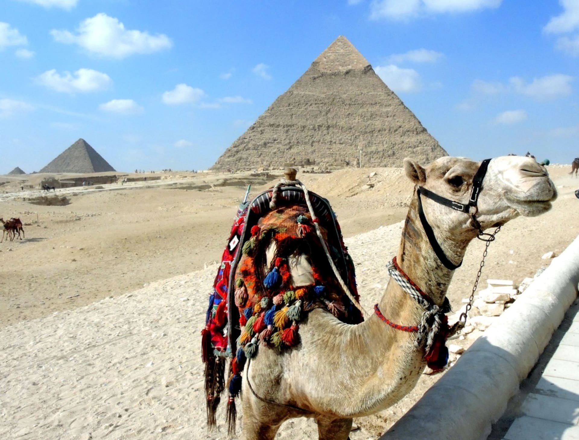 Pyramidy v Gíze patří mezi původních sedm divů světa