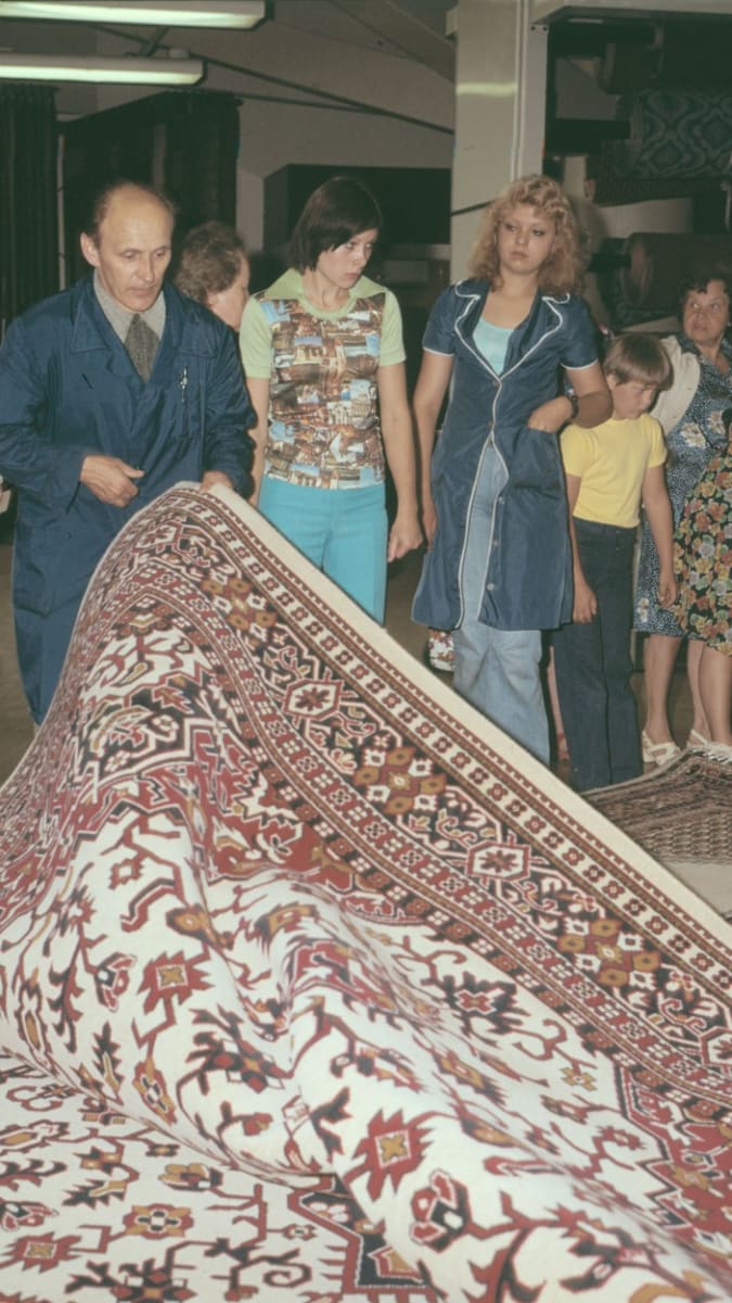 Otevření Kotvy v roce 1975