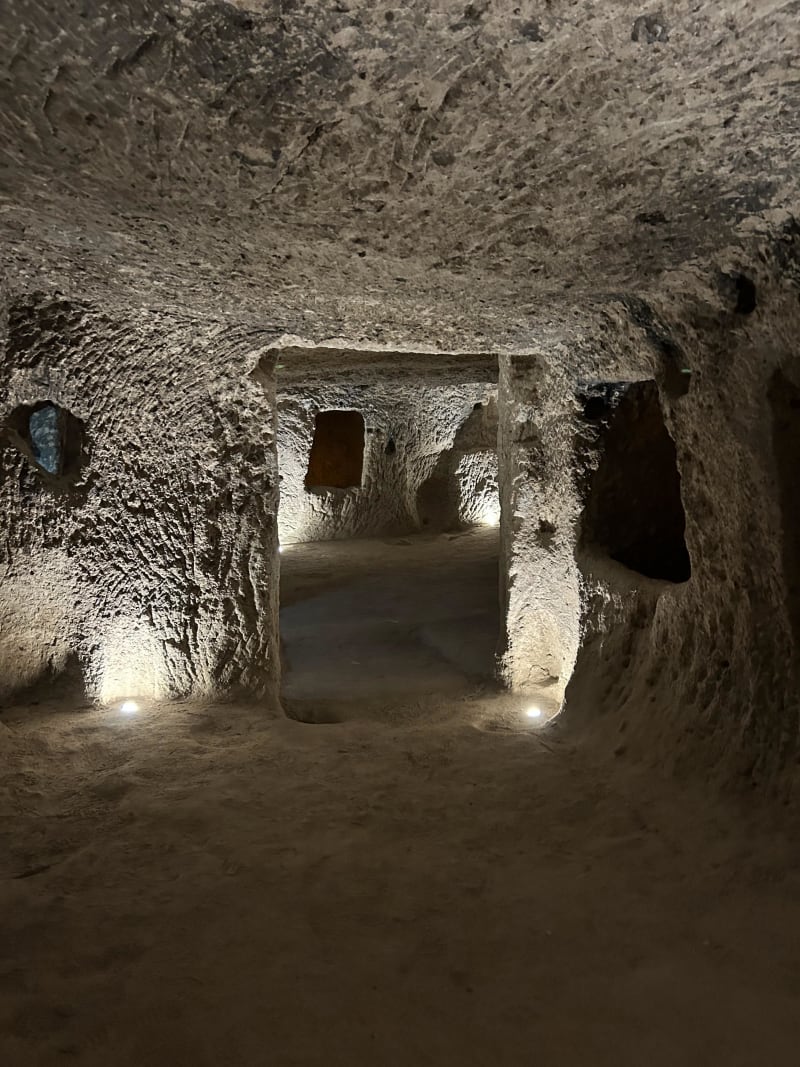 Podzemní město Kaymakli najdete rovněž na seznamu UNESCO.