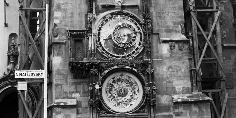 Další z historických fotografií známých hodin
