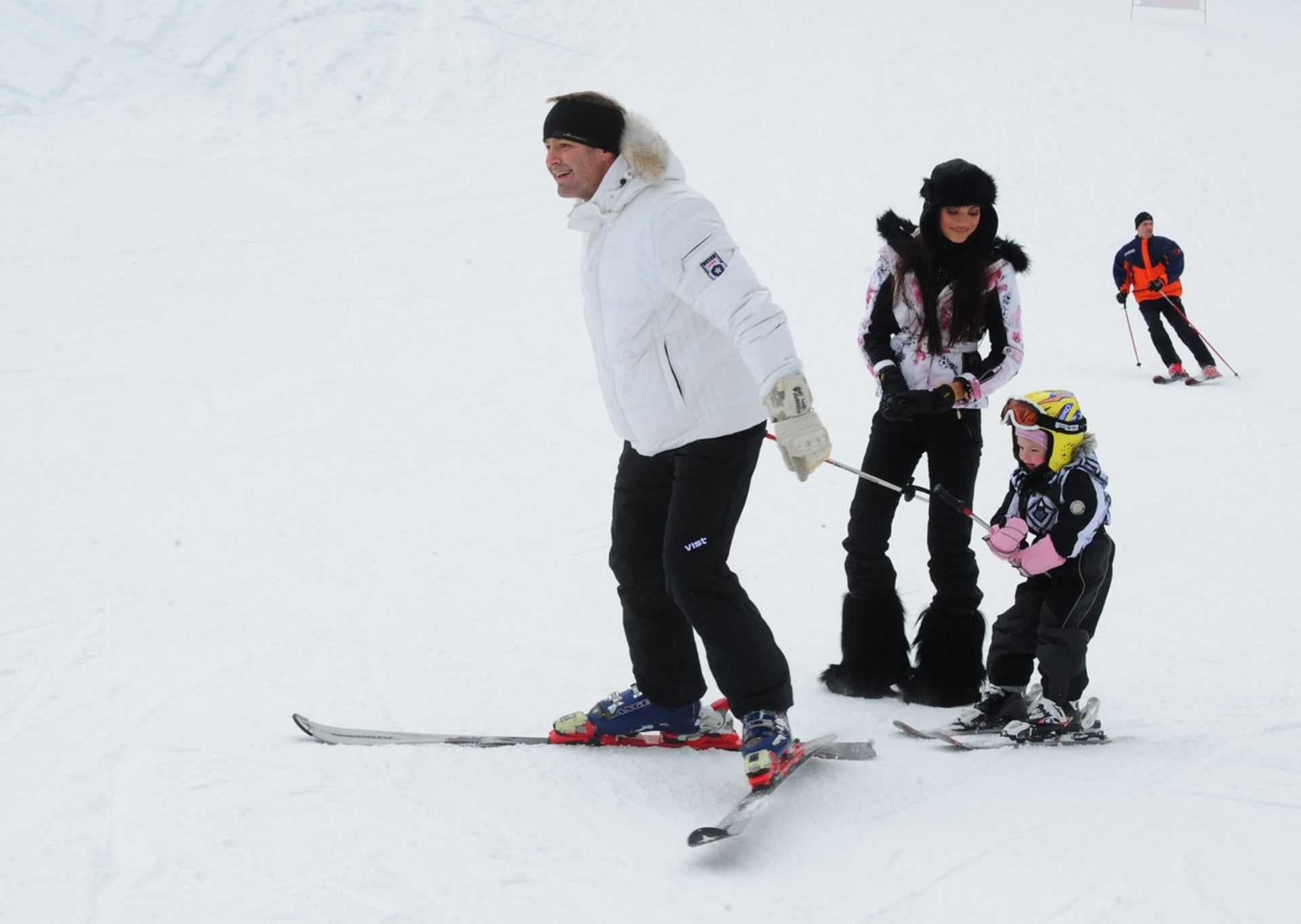 Dcera Andrey Verešové začínala jako malá na lyžích, od devíti let se však věnuje snowboardu.