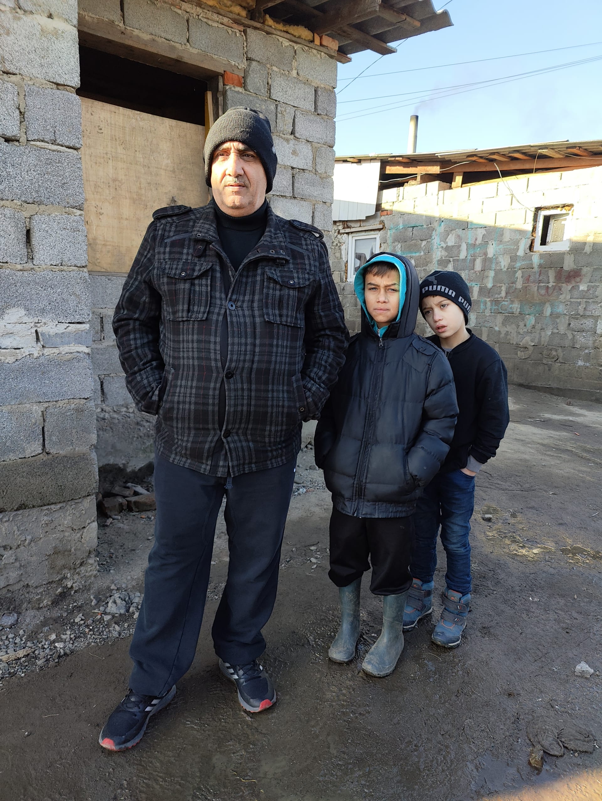 V romské osadě Telmanka v ukrajinském Užhorodě. Pastor Stěpan Fečo.