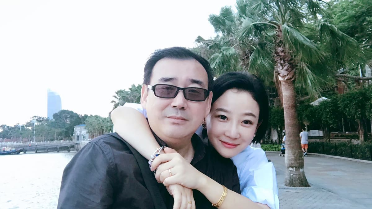 Spisovatel Jang Cheng-ťün se svou ženou 