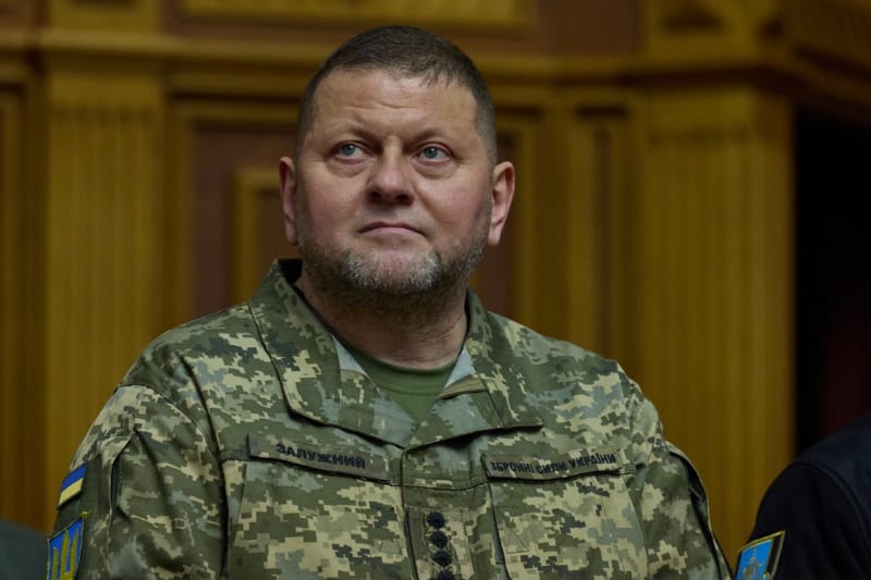 Dosavadní velitel ukrajinské armády Valerij Zalužnyj