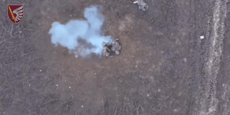 Ukrajinci udeřili na ruské okupanty pomocí dronů.