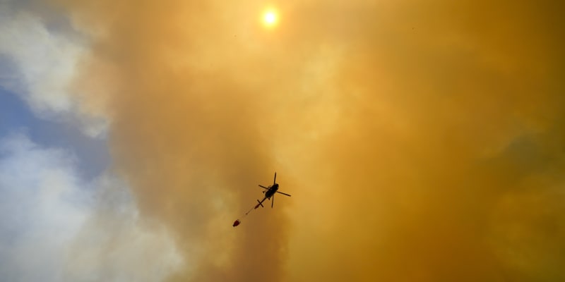 Lesní požáry sužují Chile.