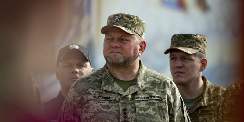 Velitel ukrajinské armády Valerij Zalužnyj