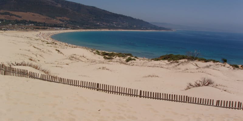 Pláž Punta Paloma, Tarifa, Cádiz, Španělsko