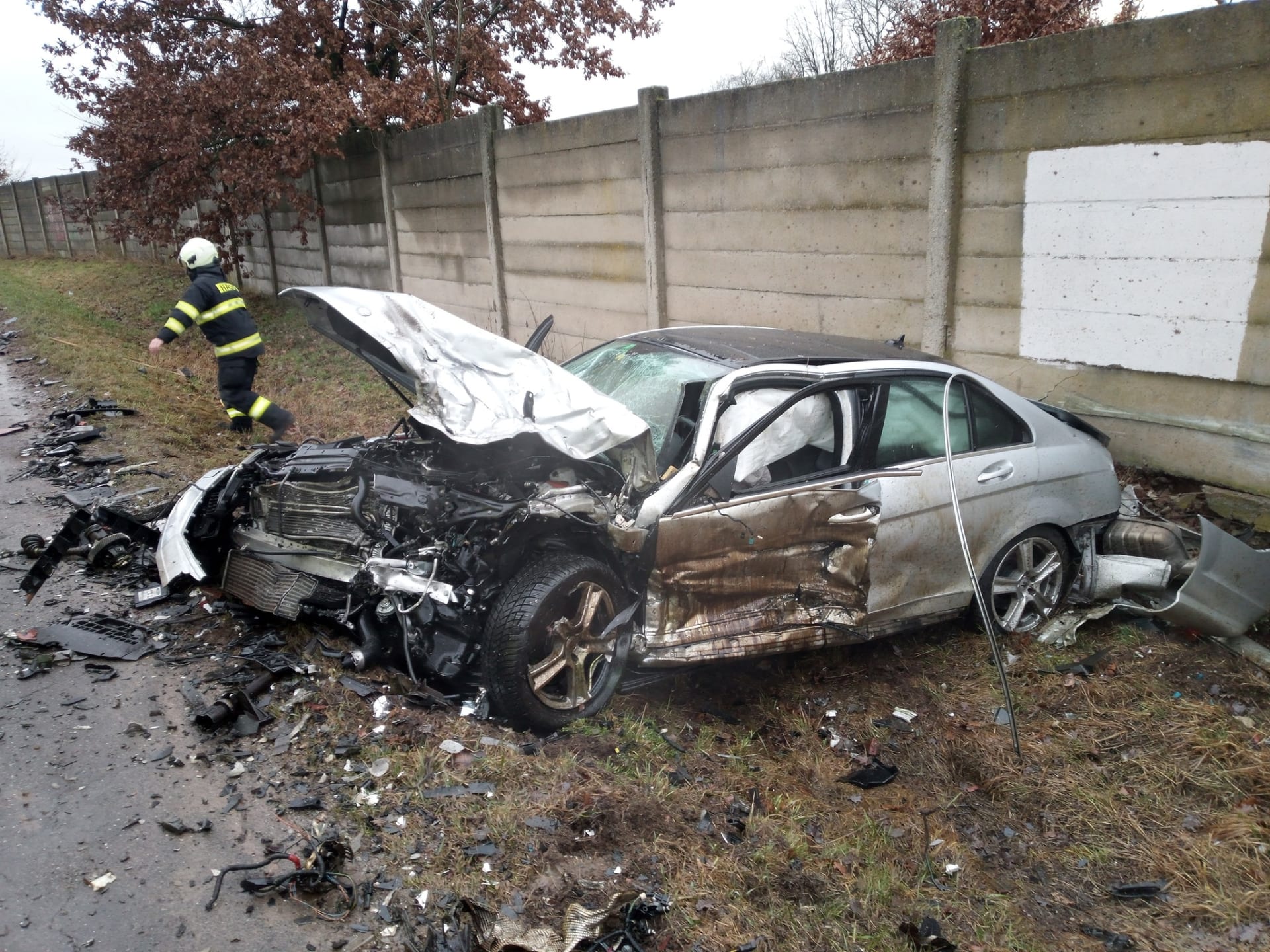 Dopravní nehoda u Hradce Králové z února 2024