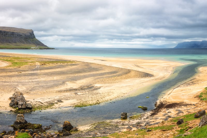 Pláž Rauasandur, Westfjordy, Island