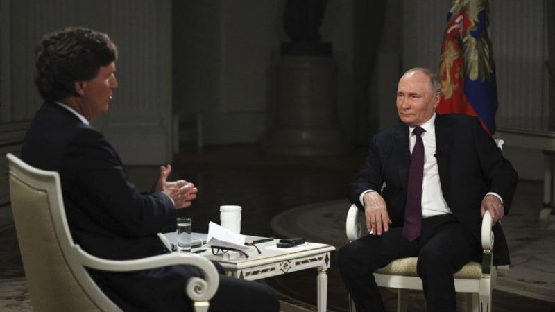 Tristní sledovanost Putinova rozhovoru v Moskvě. Rusy více zajímaly seriály a dokumenty