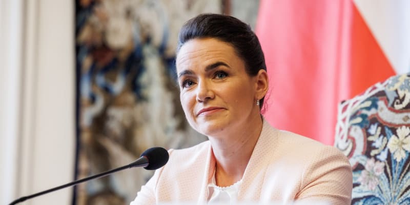 Maďarská prezidentka Katalin Nováková