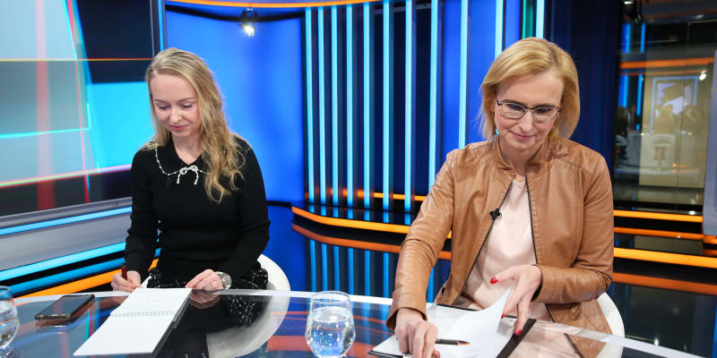 Karla Maříková (SPD) a Kateřina Konečná (KSČM) v Partii Terezie Tománkové