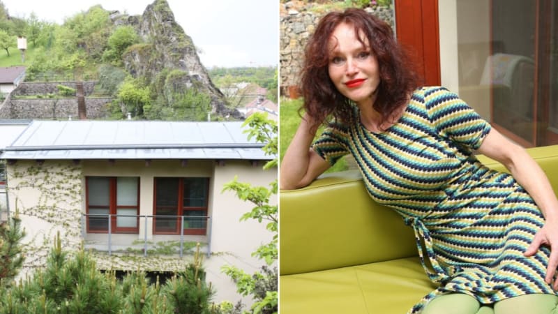 Sára Saudková žije v luxusní vile poblíž skal. Sídlo vybudovali z rozpadlého statku