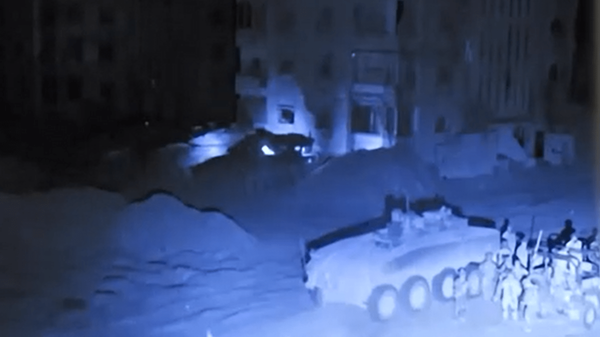 Izraelská armáda zveřejnila záběry ze záchranné operace v Rafáhu
