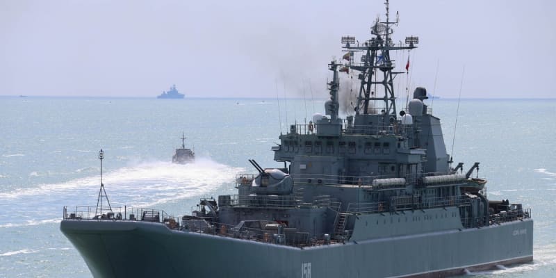 Ruská výsadková loď Cezar Kunikov