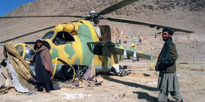 Zničený Mi-24