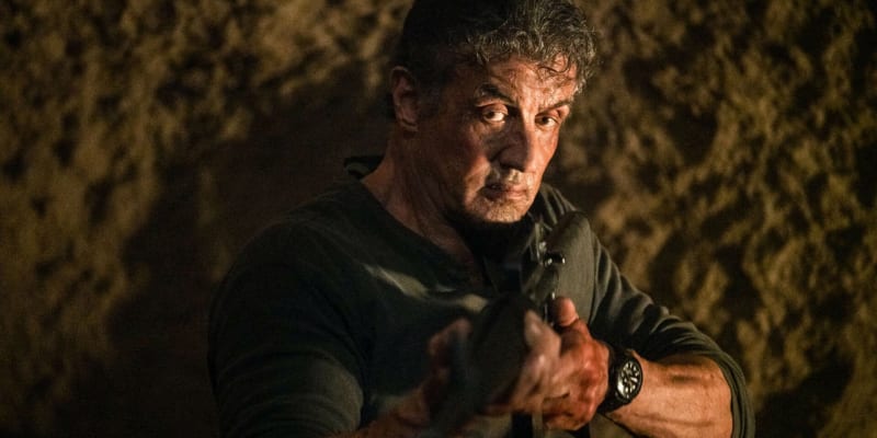 Sylvester Stallone jako Rambo