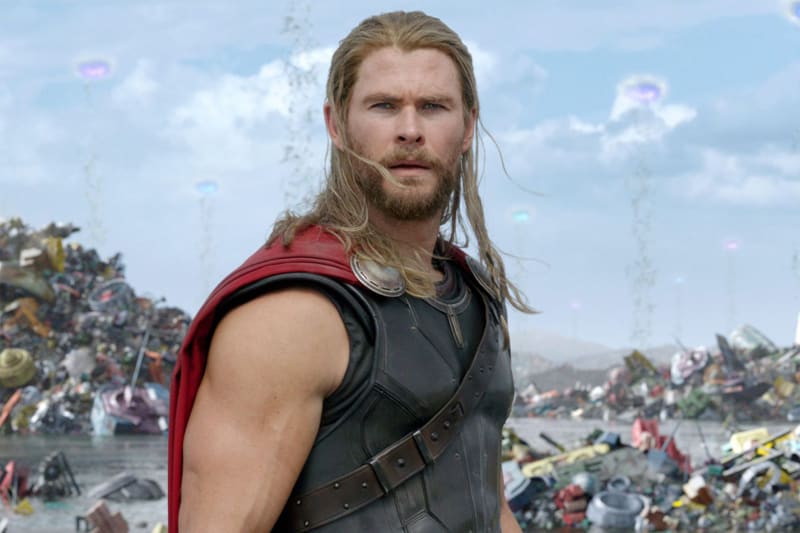 Chris Hemsworth kvůli roli Thora nabral dvacet kilo svalové hmoty.