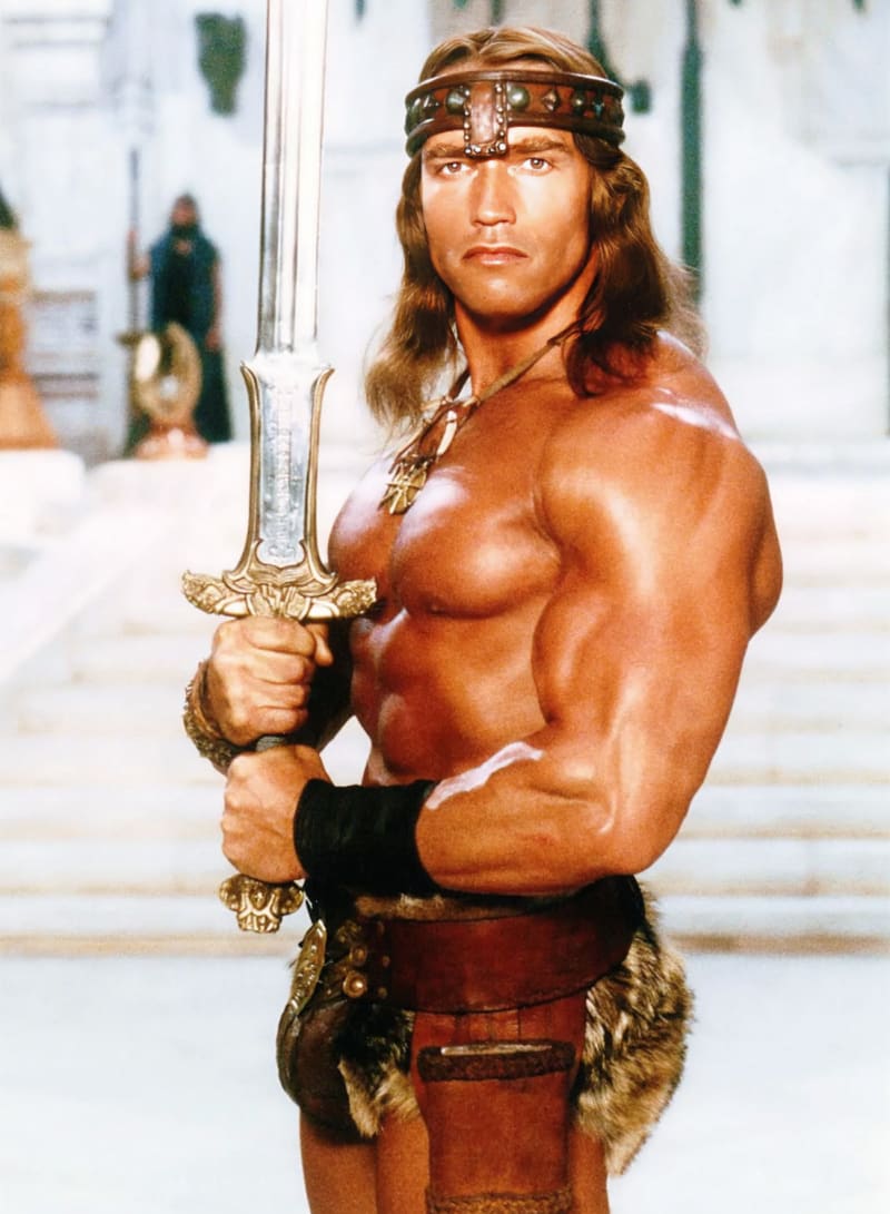 V době natáčení snímků o Conanovi zvládal Arnold nejen v posilovně úctyhodné výkony.