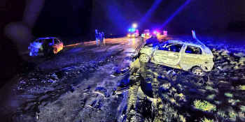 Mrazivé detaily havárie u Nových Zámků: V autě uhořeli manželé, řidičky těsně unikly smrti