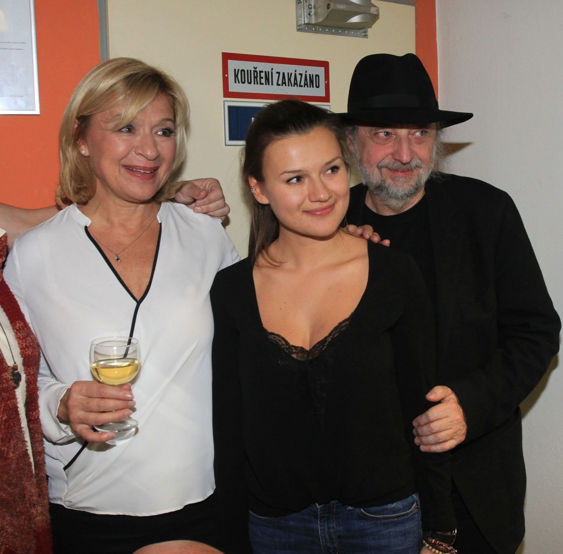 Jana Paulová s dcerou Anežkou a manželem Milanem