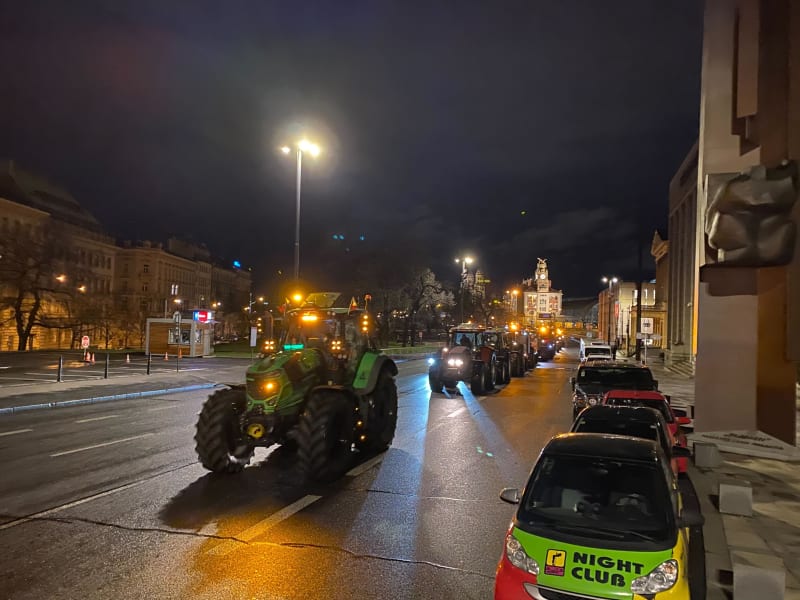 Traktory v Praze