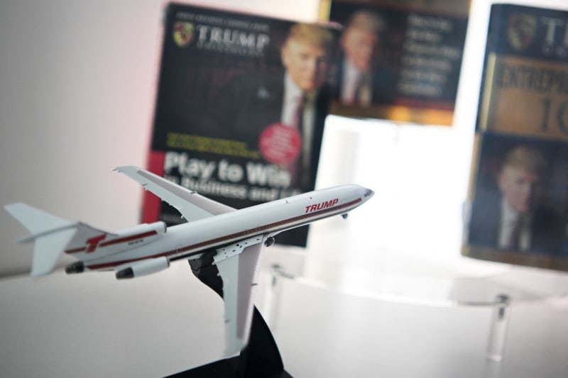 Trumpovy aerolinky v Muzeu selhání ve Washingtonu