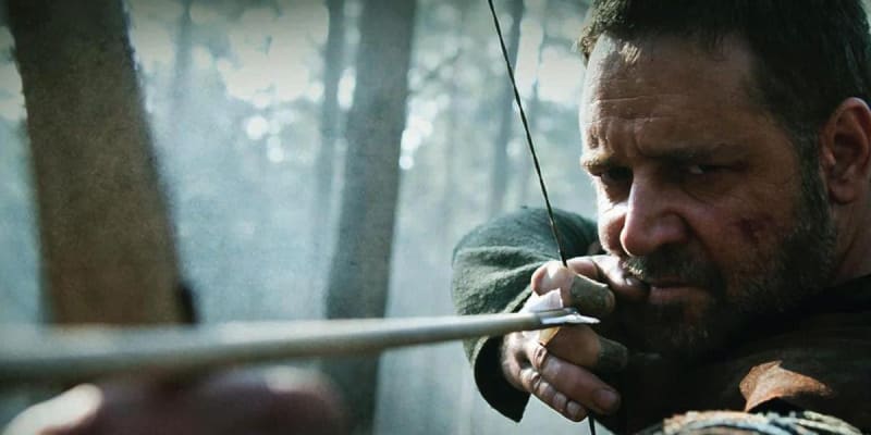 Russell Crowe ve filmu Robin Hood