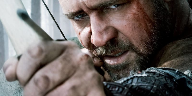 Russell Crowe ve filmu Robin Hood