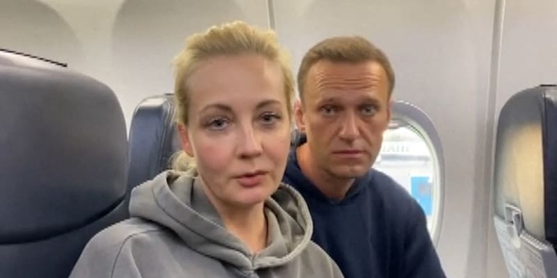 Julija Navalná se svým mužem Alexejem Navalným