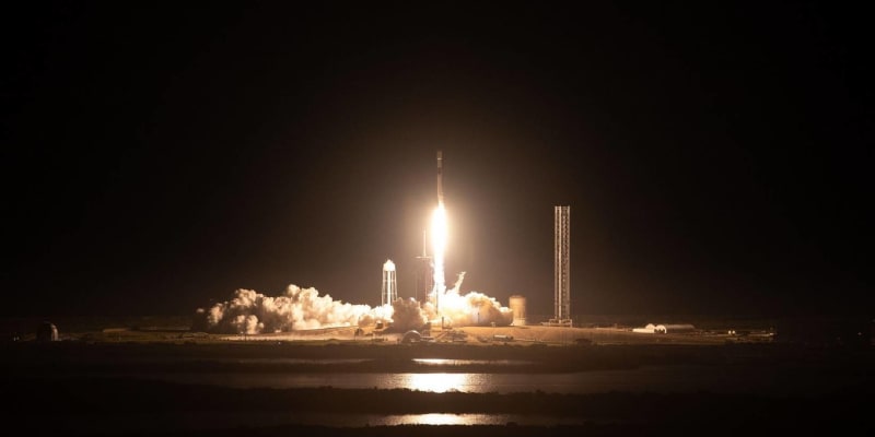 Modul Odysseus vynesla k Měsíci raketa Falcon 9
