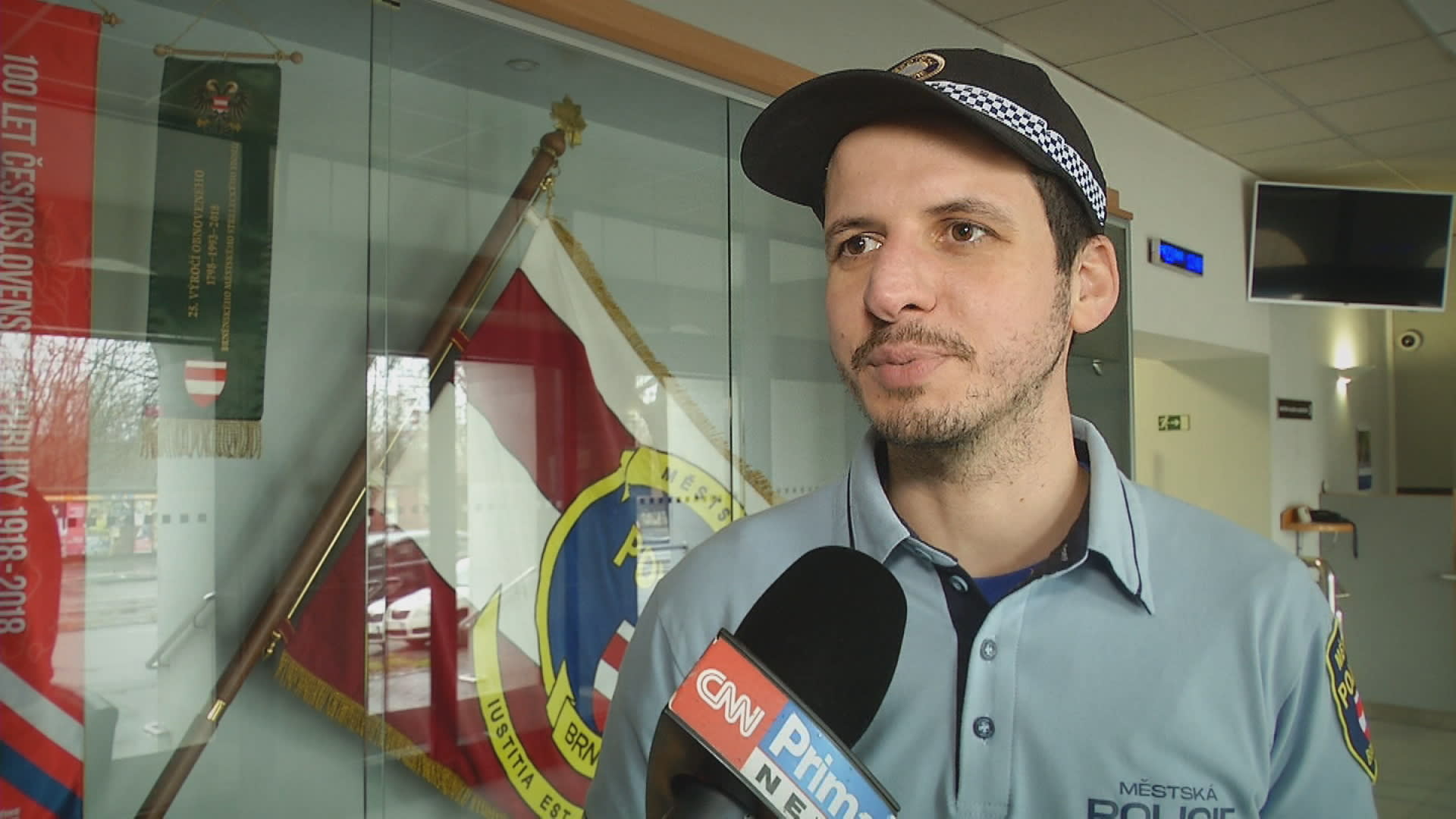 Mluvčí Městské policie Brno Jakub Ghanem