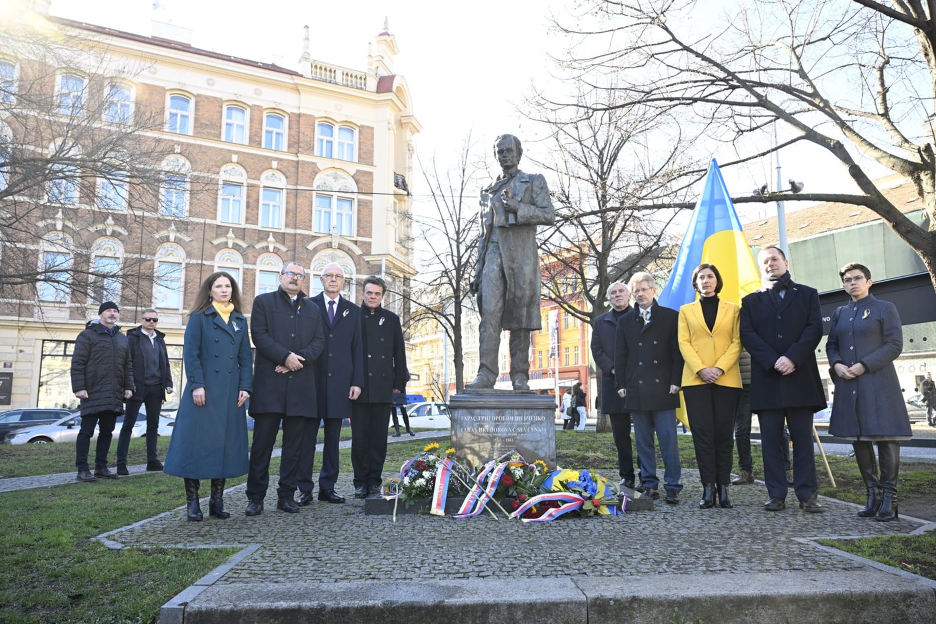 Politici uctili památku obětí ruské agrese (24. 2. 2024).