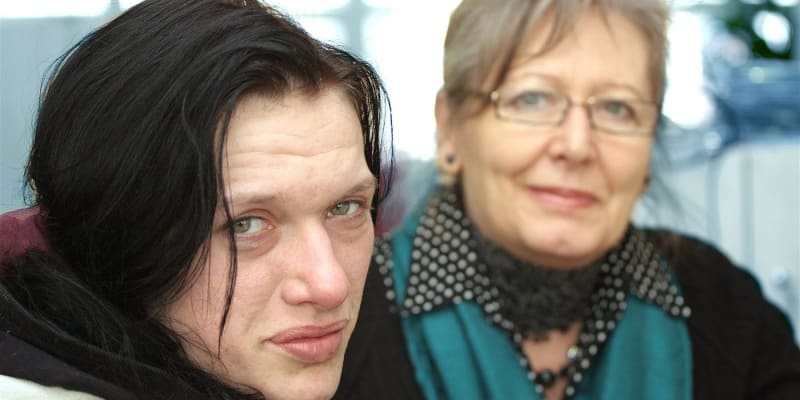 Katka s režisérkou Helenou Třeštíkovou.