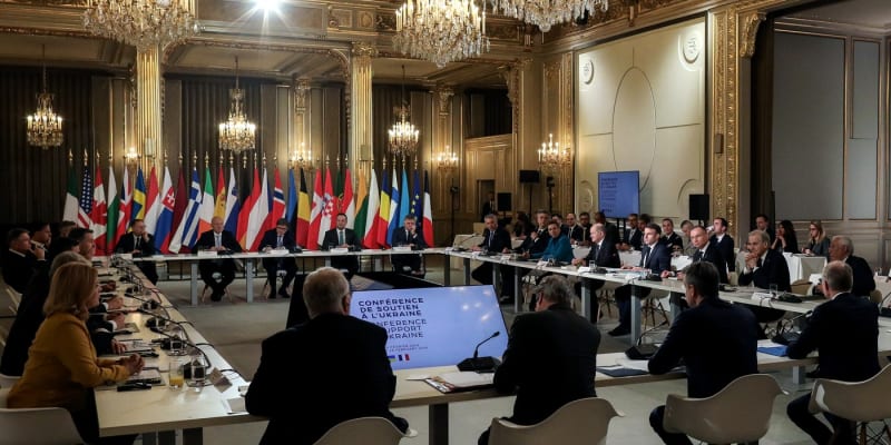 Summit o pomoci Ukrajině v Paříži (26.2.2024)