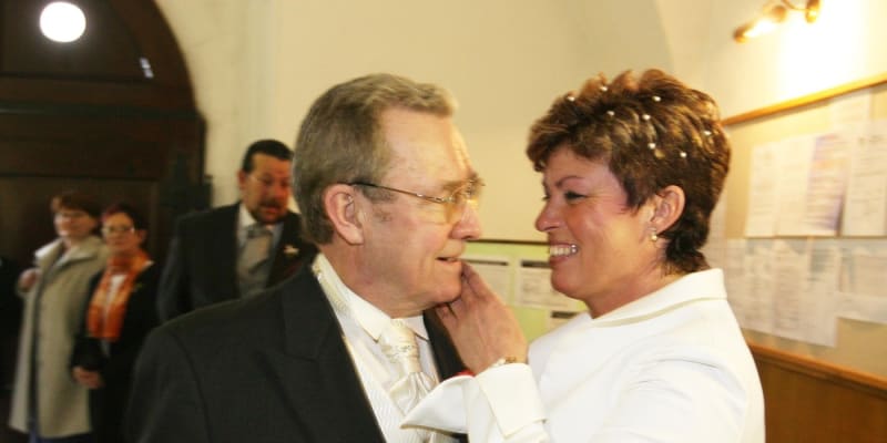 Svatba Rudolfa Jelínka a Martiny Růžičkové