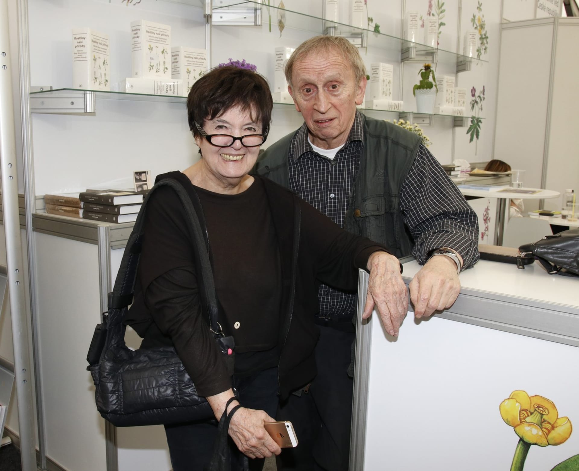 Ivan Kraus s manželkou Naděždou tvoří spokojený pár. 