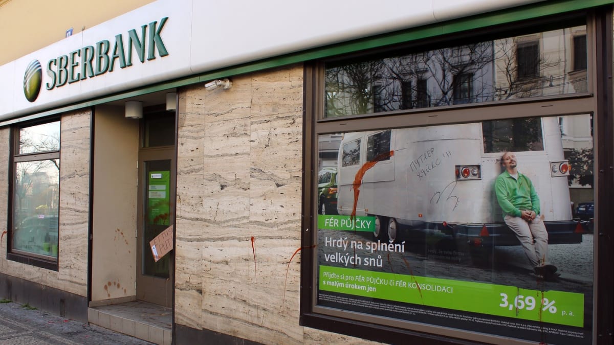 Pobočka Sberbank. Ilustrační foto