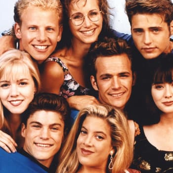 Seriál Beverly Hills 90210 si získal oblibu u diváků po celém světě.
