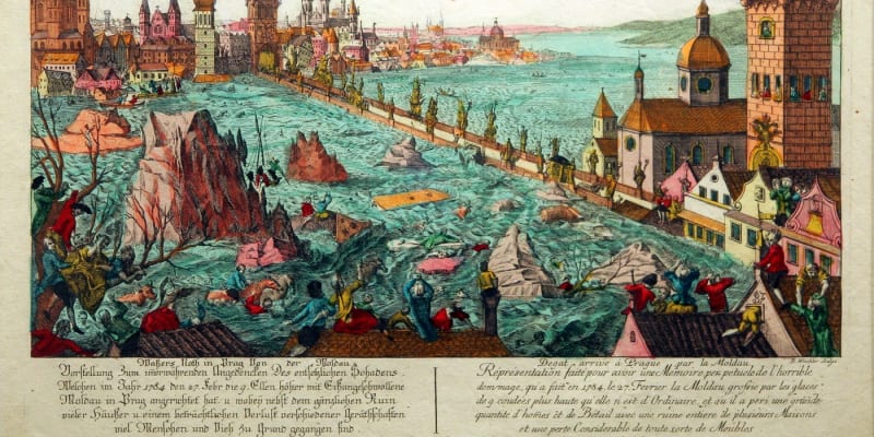 Povodeň v roce 1784 někde předčila i tisíciletou vodu z roku 2002