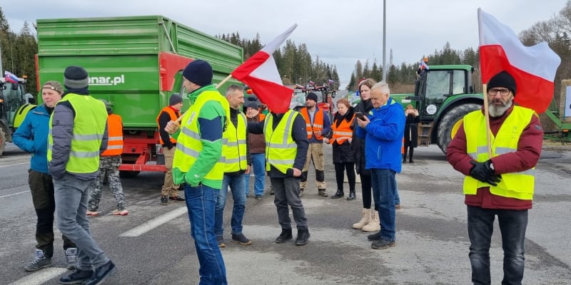 Protesty polských rolníků