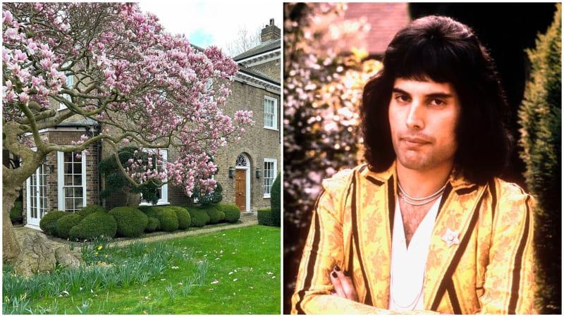 Velkolepá rezidence Freddieho Mercuryho je na prodej. Dům Garden Lodge stojí 890 milionů