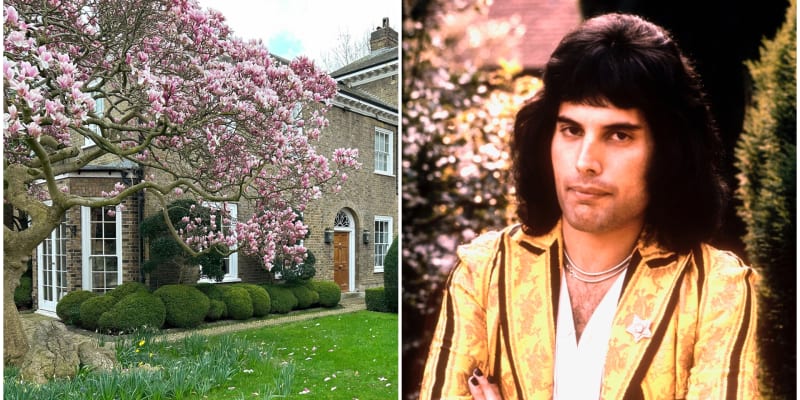 Velkolepá rezidence Freddieho Mercuryho je na prodej. Dům Garden Lodge v Kensingtonu stojí 890 milionů