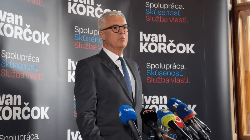 Kandidát na slovenského prezidenta Ivan Korčok