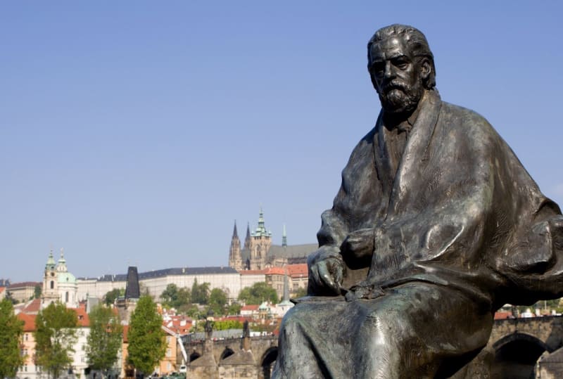Socha Bedřicha Smetany v Praze