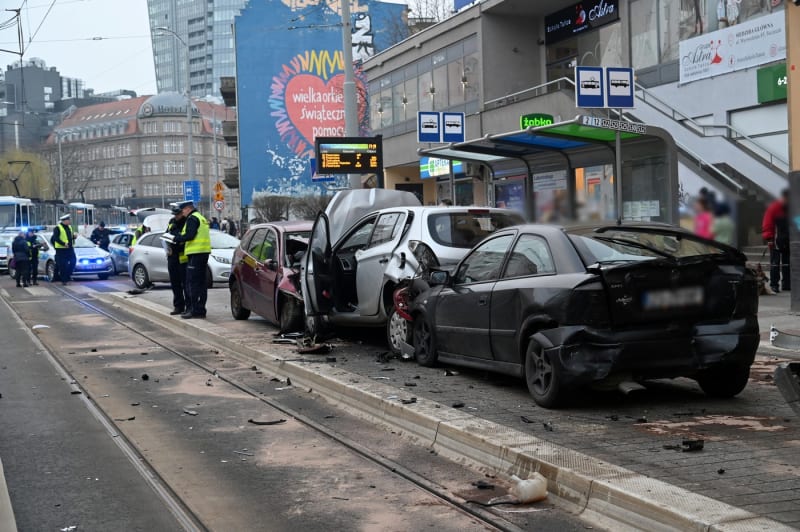Nehoda v polském Štětíně